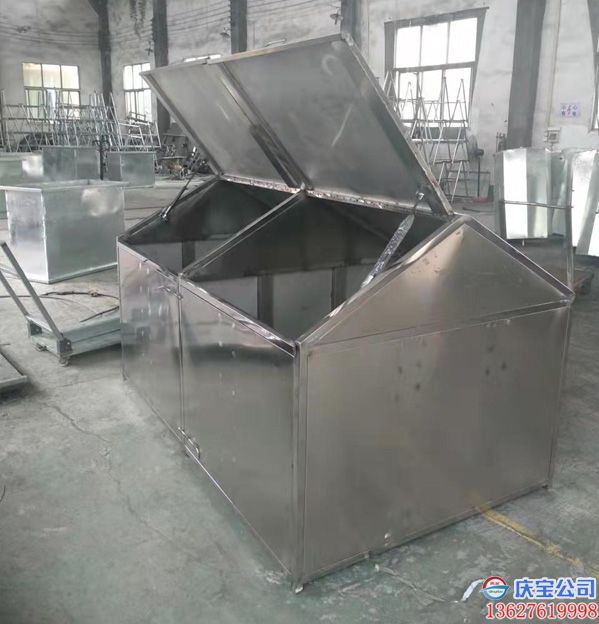 重庆定制不锈钢垃圾箱,收集箱,储存箱 厂家加工生产制造(图2)