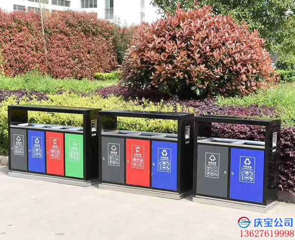 重庆万州分类垃圾桶_垃圾分类宣传亭(图1)