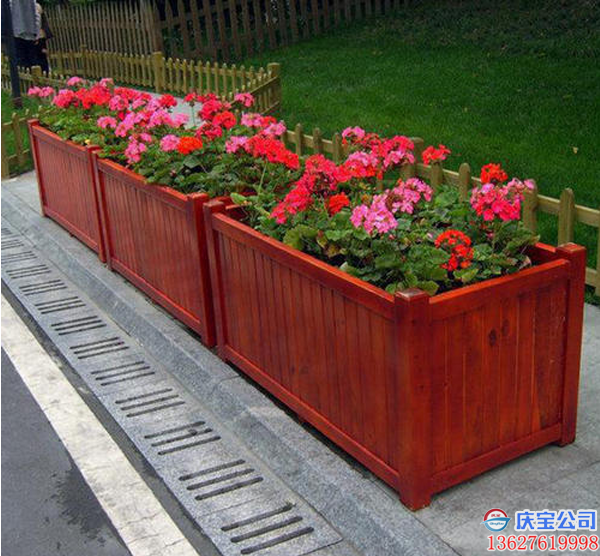 重庆道路隔离花箱，道路户外花箱(图6)