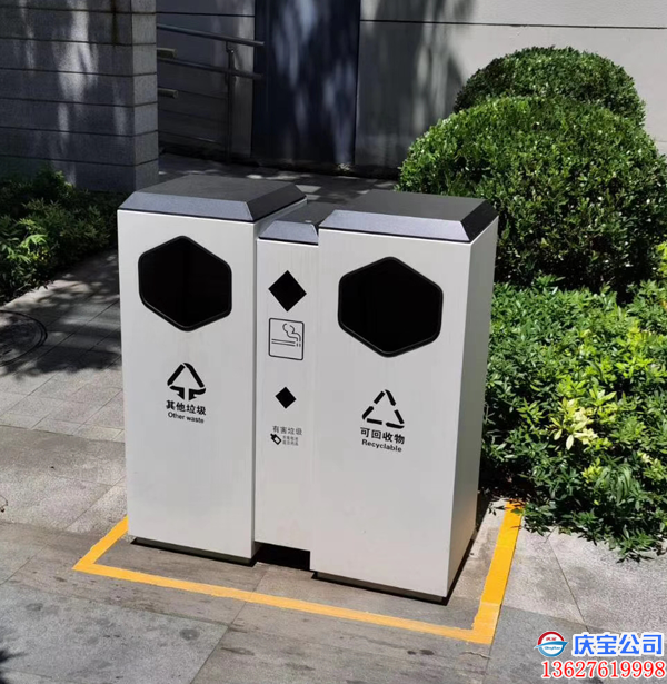 重庆垃圾桶销售,户外垃圾桶批发,环卫果皮箱销售(图2)